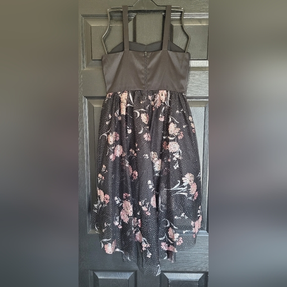 My Michele High Low Hem Black with Glitter Girls Party Dress - Youth 12 - EUC - Picture 3 of 6